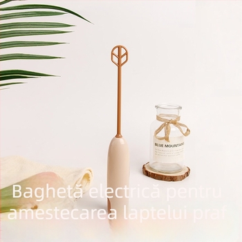 Bețișor electric de amestec pentru cafea, lapte și ceai; băterea albușului de ou și pudră proteică