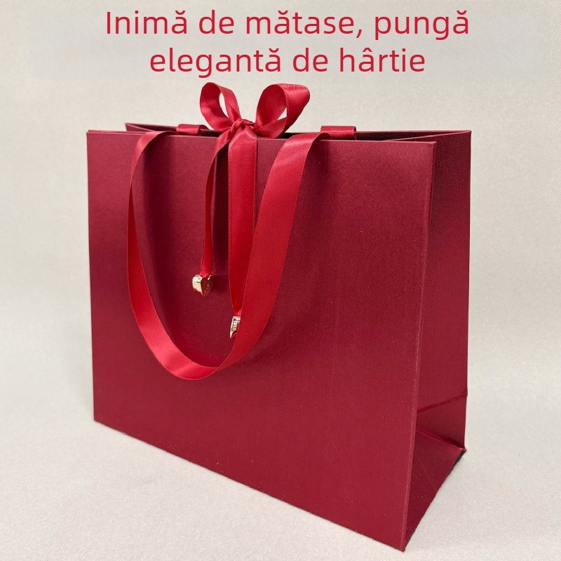 Pungă de cadouri din material textil pentru bijuterii, ambalaj cu logo personalizat, pentru nunți și sărbători