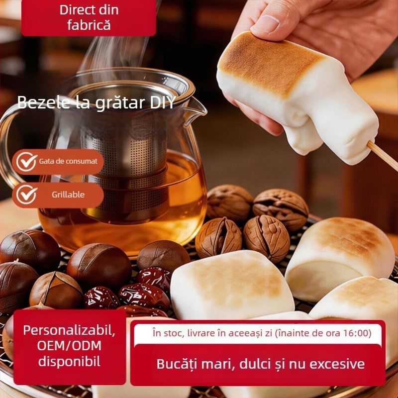 Kit DIY pentru bezele la grătar cu cărbune și plită autoîncălzitoare, pentru drumeții de primăvară și grătar în aer liber