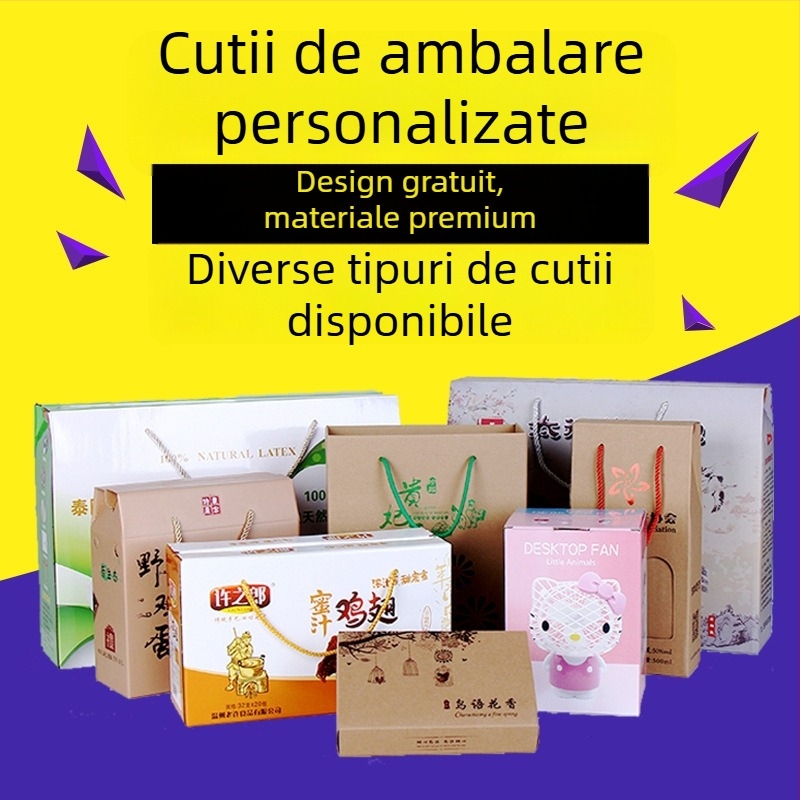 Cutie albă din carton pentru ambalaje personalizate de cosmetice, medicamente și produse de sănătate – cutie cadou din carton ondulat, imprimare offset, laminare mată și ștanțare la cald (tiraj mic)