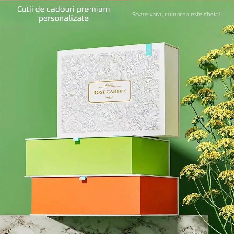Cutie cadou personalizabilă în formă de carte, design cultural și creativ pentru ziua de naștere