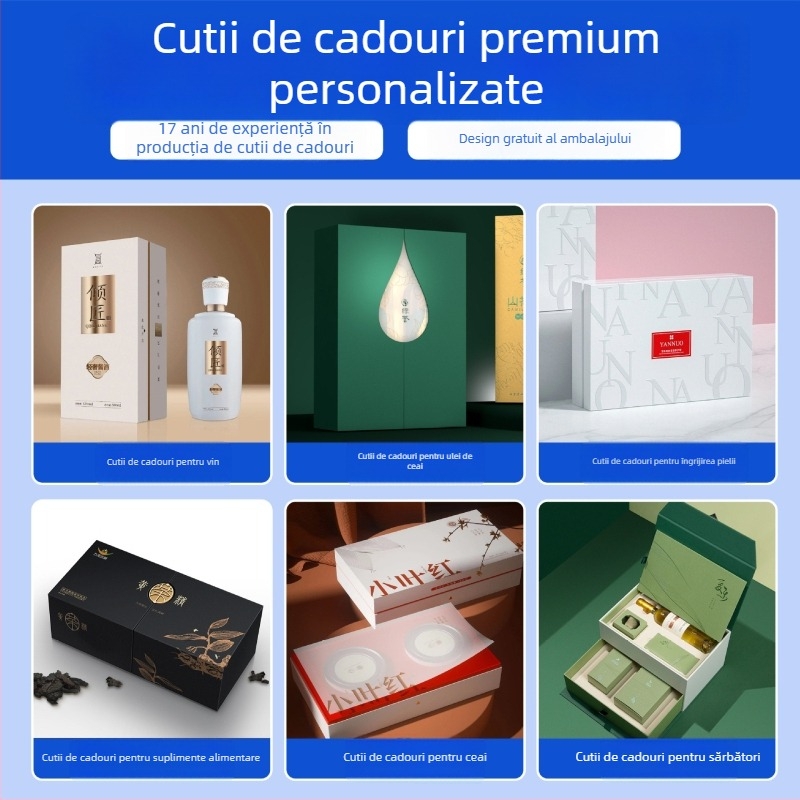 Cutie cadou personalizabilă în formă de carte, design cultural și creativ pentru ziua de naștere