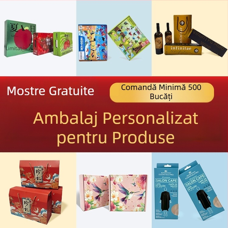 Cutie de cadou pentru haine, imprimare color HD pe ambele fețe, cutie de ambalaj de lux, personalizabilă pentru tiraje mici