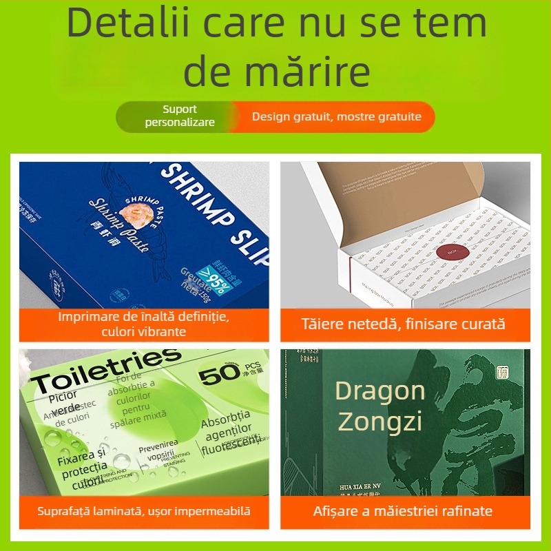 Cutie cadou personalizabilă pentru deserturi, biscuiți și pâine