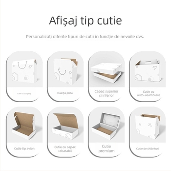 Cutie cadou personalizabilă pentru Festivalul Dragonului, ambalaj din carton ondulat, cutie de lux, lot mic
