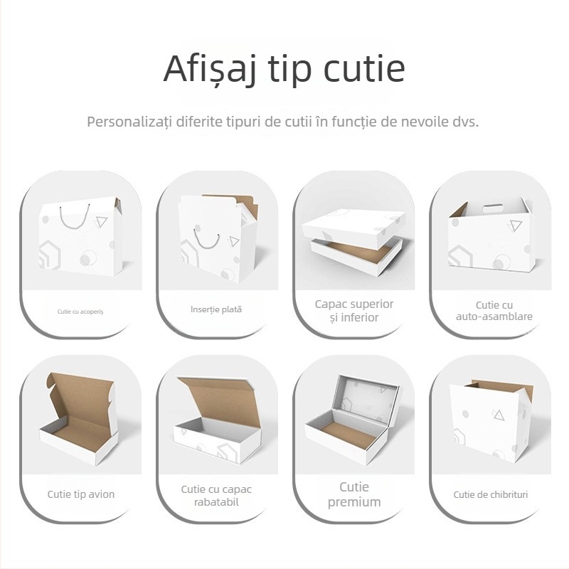Cutie cadou personalizabilă pentru Festivalul Dragonului, ambalaj din carton ondulat, cutie de lux, lot mic