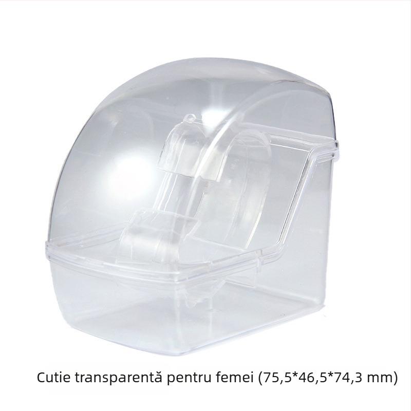 Cutie transparentă pentru ceasuri cu capac acrilic monobloc