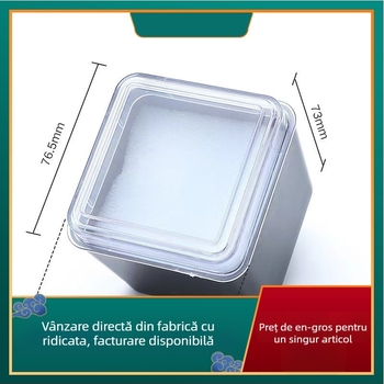 Cutii transparente din plastic pătrate pentru ceasuri electronice
