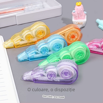 Bandă corectoare pentru elevi, pentru scris, design elegant, mică și ușor de purtat, pachet cu 6 bucăți