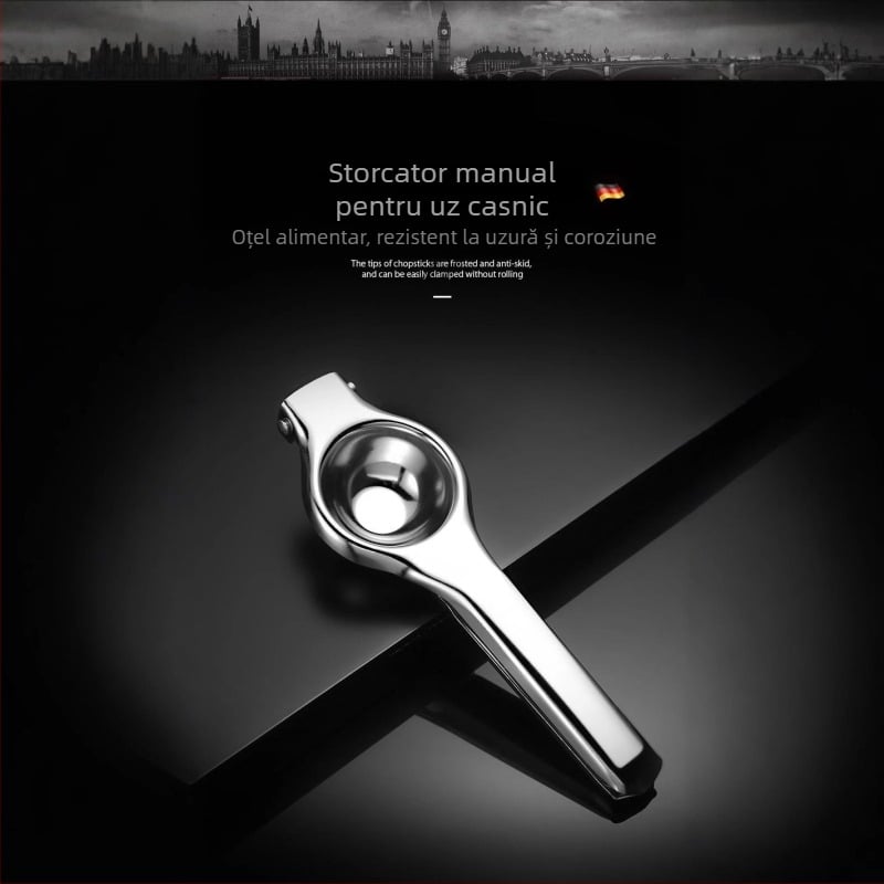 Storcător de lămâi din oțel inoxidabil, multifuncțional, manual – storcător de fructe pentru uz casnic