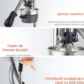 Storcător de fructe manual pentru uz casnic și comercial – pepene verde, lămâie, portocale și rodie