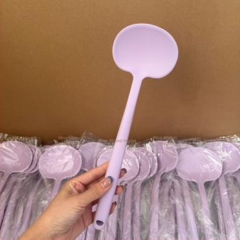 Minojia spatulă din silicon, spatulă pentru ciuperci, spatulă mică de gătit, lingură de prăjit, antiaderent, calitate alimentară, rezistentă la temperaturi înalte, utilizare casnică