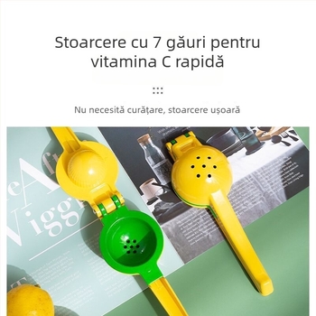 Storcător manual de lămâie – cu două straturi, pentru portocale și lămâi, uz casnic