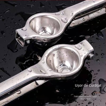 Storcător manual de lămâi din oțel inoxidabil și mic storcător de fructe
