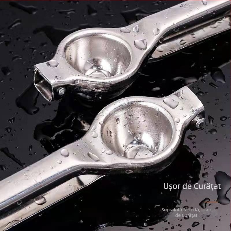 Storcător manual de lămâi din oțel inoxidabil și mic storcător de fructe