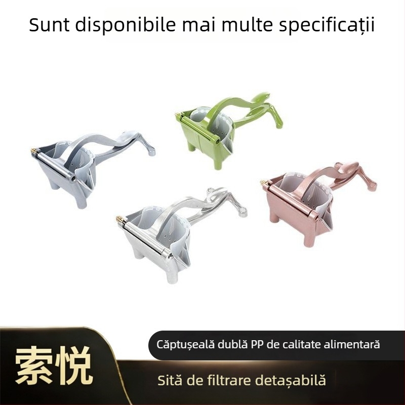 Storcător manual portabil pentru lămâi și pepene, mini, presă cu clips, oțel inoxidabil 304