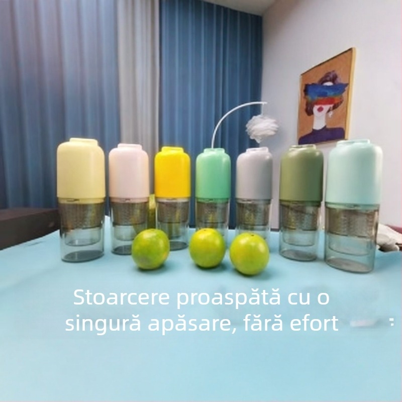 Cană portabilă electrică pentru suc, storcător de fructe multifuncțional, încărcare fără fir, pentru uz casnic