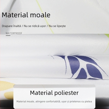 Set perdea de duș din poliester - impermeabil și antifungic, perdea despărțitoare pentru baie, perdea de duș, perdea pentru fereastră, stil nordic, set de înaltă calitate, montaj fără găuri