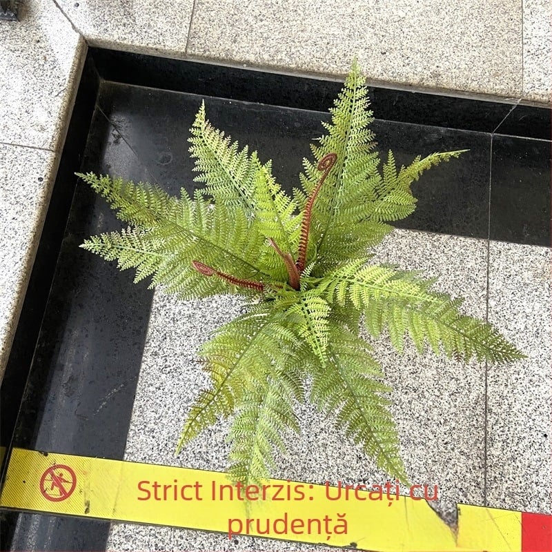 Ferigi artificiale în buchete: ferigi cu două straturi, ferigă calului, ferigă persană și ferigă Phoenix pentru amenajări peisagistice și decor floral