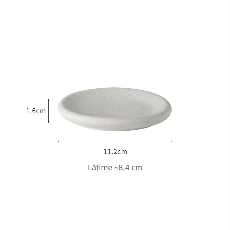 Tavă ceramică pentru săpun, drenaj pentru baie, design creativ