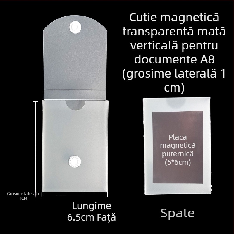 Cutie de fișiere cu cataramă magnetică și Kanban – PP, model L-DD