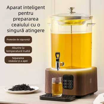 Recipient electric pentru infuzarea ceaiului – aparat inteligent de preparare a ceaiului cu recipient filtrant mare, pentru uz casnic și comercial în magazine milk tea