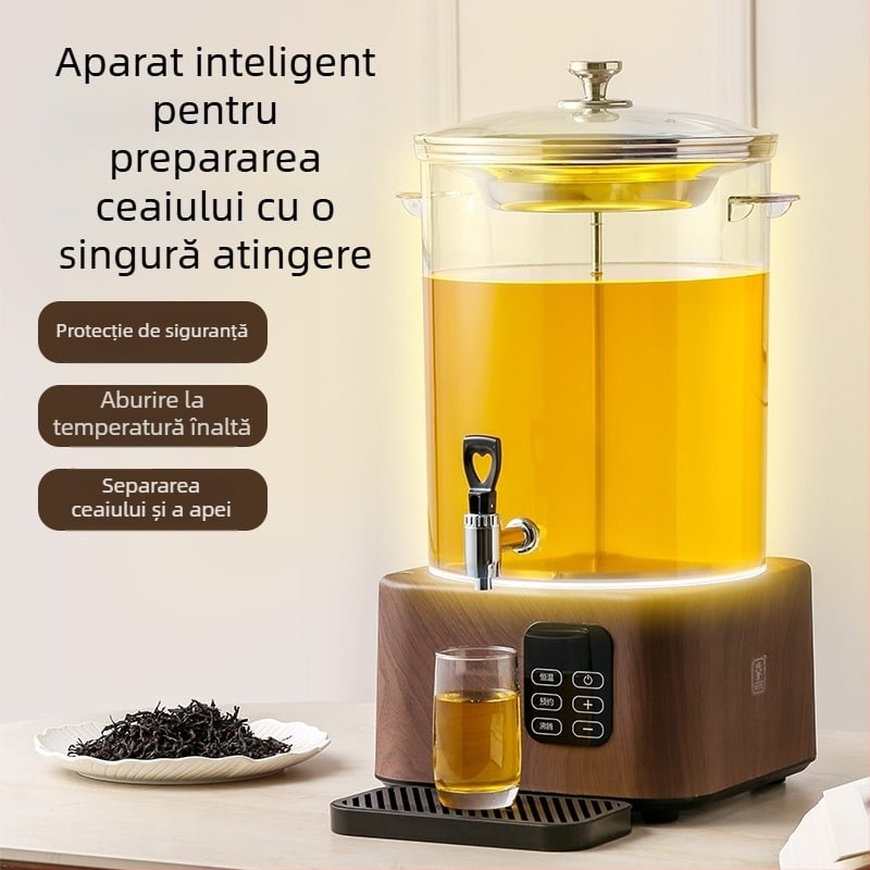 Recipient electric pentru infuzarea ceaiului – aparat inteligent de preparare a ceaiului cu recipient filtrant mare, pentru uz casnic și comercial în magazine milk tea