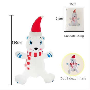 Decorațiuni gonflabile de Crăciun, personalizate exclusiv pentru petreceri panoramice