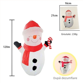 Decorațiuni gonflabile de Crăciun, personalizate exclusiv pentru petreceri panoramice