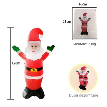 Decorațiuni gonflabile de Crăciun, personalizate exclusiv pentru petreceri panoramice