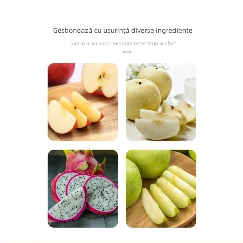 Separator de fructe din oțel inoxidabil pentru mere și pere – tăietor de fructe pentru uz casnic, feliator de pere