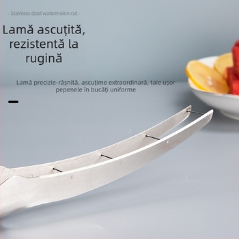 Unealtă de tăiere pepene cu mâner îmbunătățit — cuțit pentru cuburi de pepene și pepene Hami