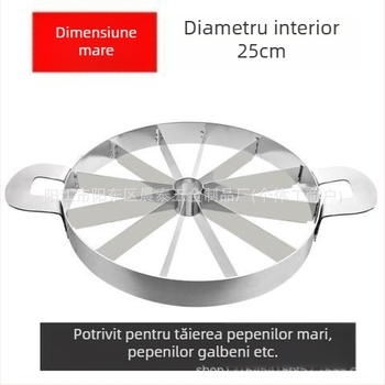 Tăietor mare de fructe din oțel inoxidabil – pepene verde și pepene galben, tăiere cuburi