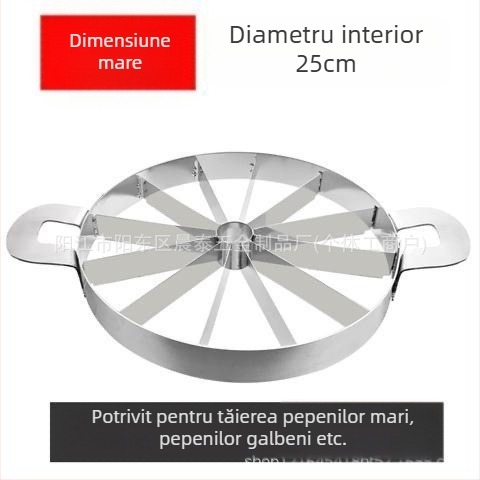 Tăietor mare de fructe din oțel inoxidabil – pepene verde și pepene galben, tăiere cuburi