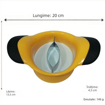 Îndepărtător de sâmburi de mango din oțel inoxidabil, separator de mango, ustensilă de bucătărie multifuncțională, tăiere cu un singur clic