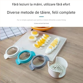 Tăietor pentru ouă din oțel inoxidabil 304, 3 în 1, pentru uz casnic