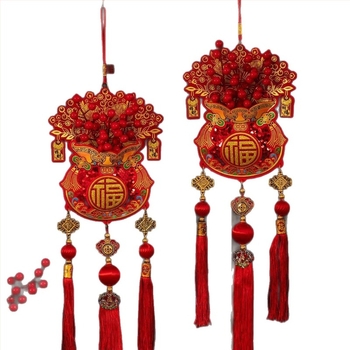 Pandantiv nod roșu cu binecuvântare, decor interior pentru living
