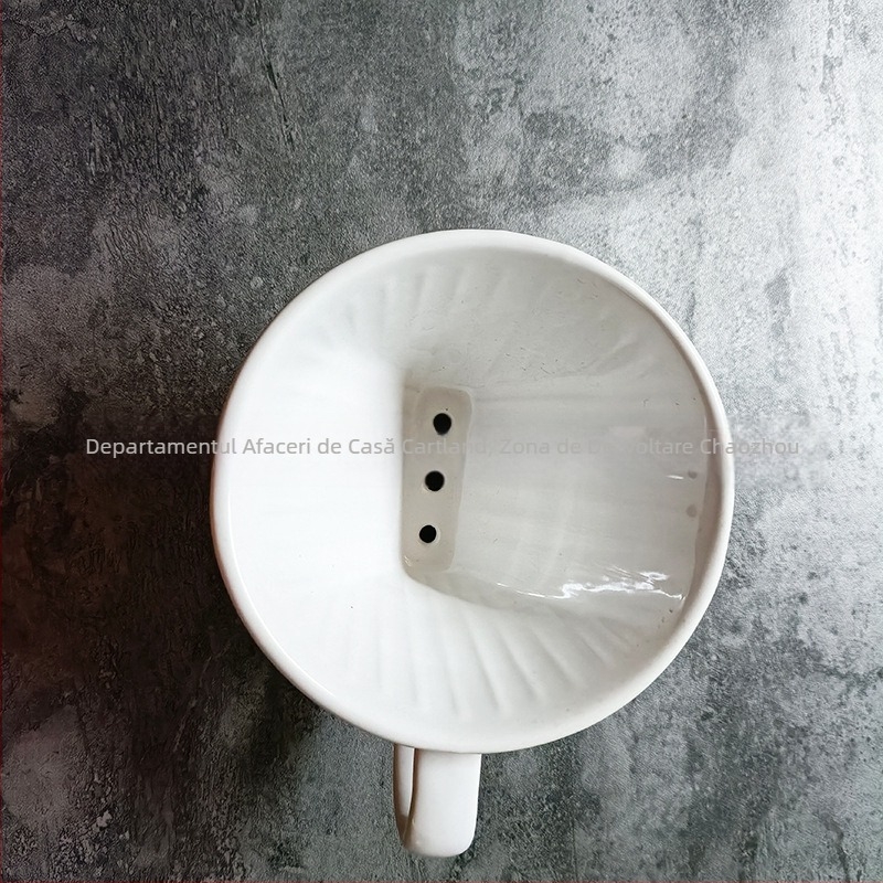 Cana ceramică pentru cafea filtrată, pentru preparare manuală, 2–4 porții, fără filtru de hârtie, pentru cafenea