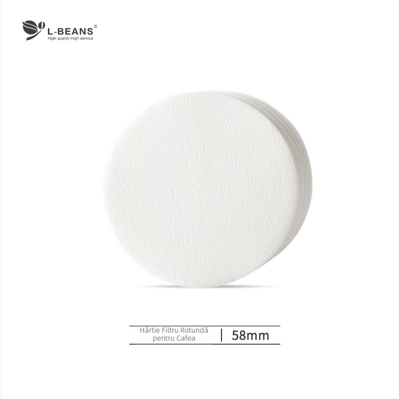 Hârtie de filtru rotundă pentru espresso, 51/58 mm, universală pentru portafiltru