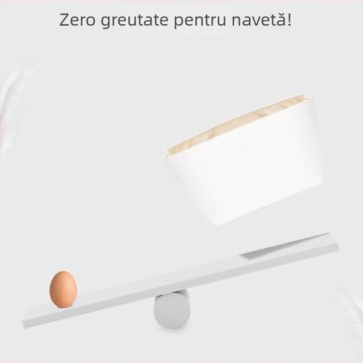 Husă interioară compatibilă Longchamp, dimensiune medie, hârtie Dupont impermeabilă, geantă ușoară de depozitare pentru machiaj și produse de toaletă