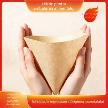 Hartie de filtru pentru cafea preparată manual, în formă V și U, în diverse dimensiuni, stil american