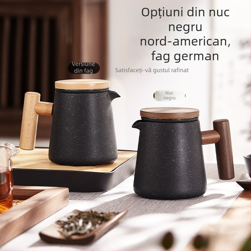 Ceainic ceramic pentru prepararea ceaiului acasă, set Kung Fu de înaltă calitate, vas unic cu separare ceai-apă