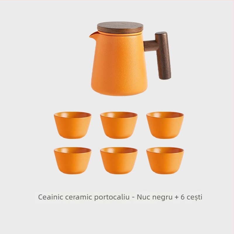 Ceainic ceramic pentru prepararea ceaiului acasă, set Kung Fu de înaltă calitate, vas unic cu separare ceai-apă