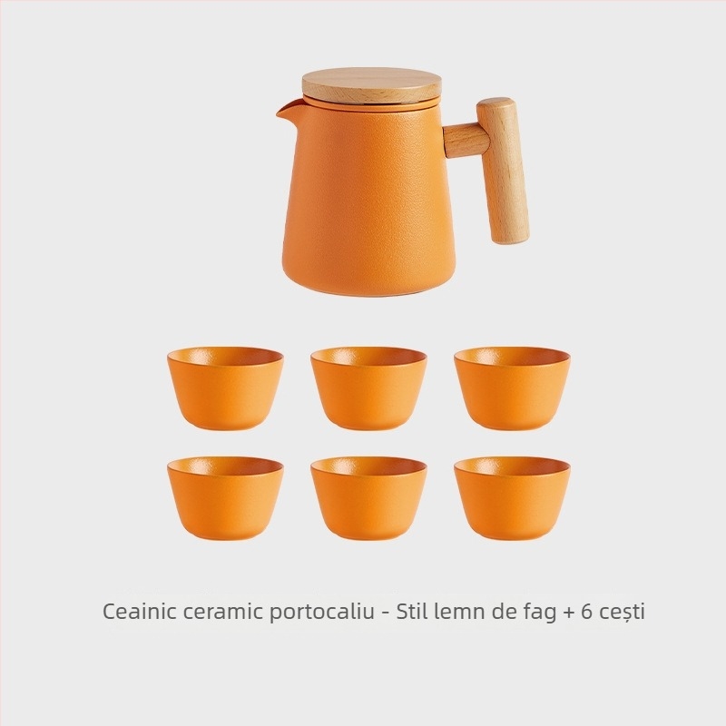 Ceainic ceramic pentru prepararea ceaiului acasă, set Kung Fu de înaltă calitate, vas unic cu separare ceai-apă
