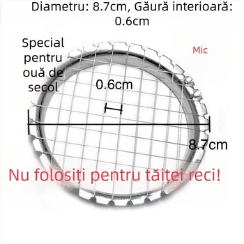 Tăietor manual multifuncțional pentru bucătărie – fâșii de legume și tăietor de ouă