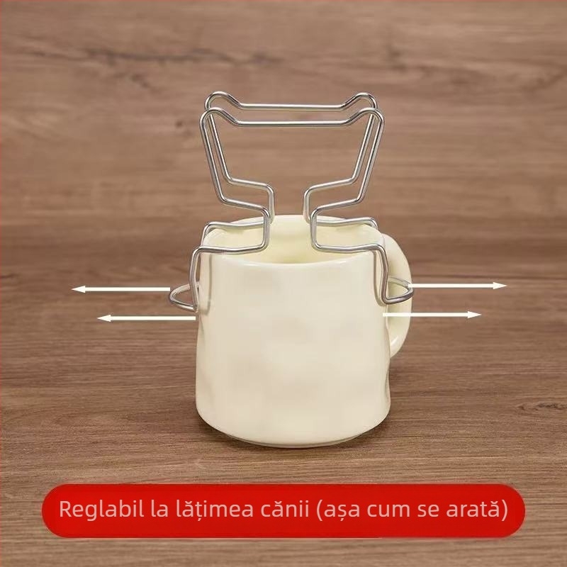 Suport portabil pentru cafea pour-over cu suport pentru filtre de hârtie