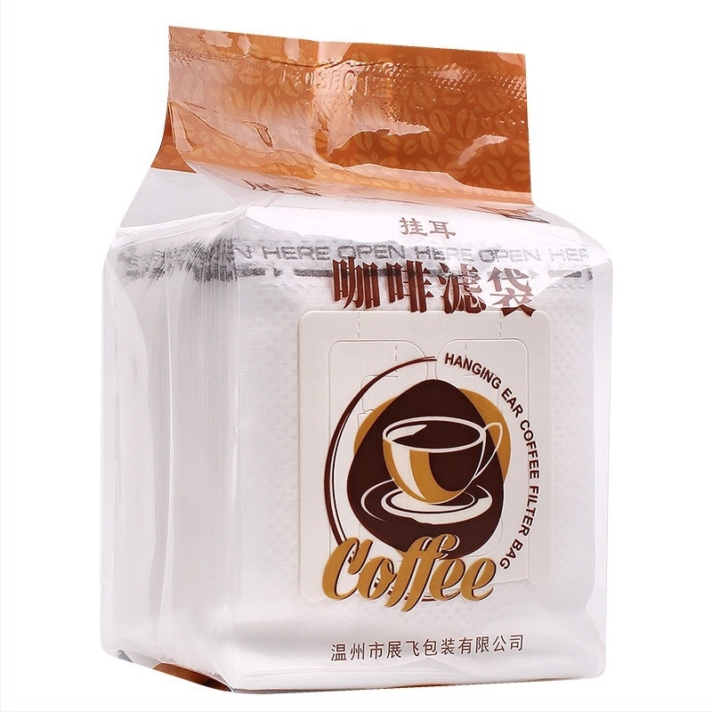 Zhanfei pungi de filtru pentru cafea cu urechi de agățare, hârtie de filtrare japoneză, de calitate alimentară, dimensiuni 75×90 mm