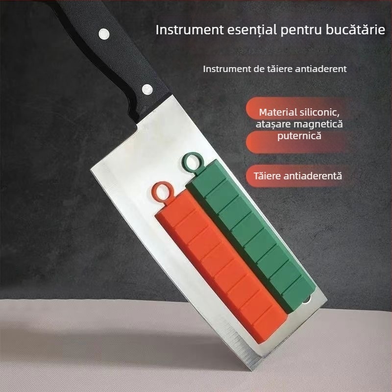 Cuțit magnetic antiaderent pentru tăierea legumelor, instrument pentru felii de cartofi, utilizare casnică