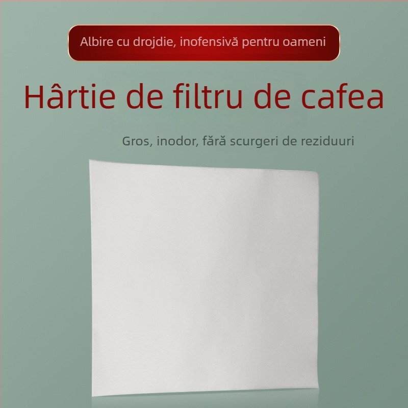 Filtru de cafea CHEMEX, pătrat, 30×30 cm, albire din pulpă de lemn, pentru preparare manuală