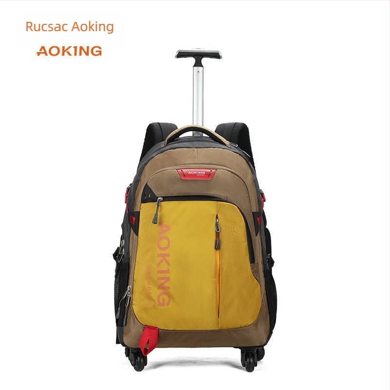 Rucsac troler de afaceri Aowang, rucsac de călătorie unisex, nylon impermeabil, 20 inch, 36–55 L